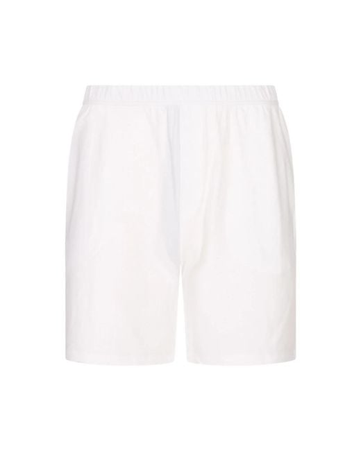 Kiton White Casual Shorts for men