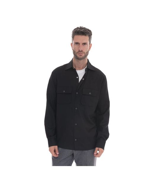 Marco Pescarolo Black Light Jackets for men