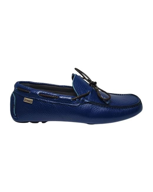 Pollini Blue Loafers for men