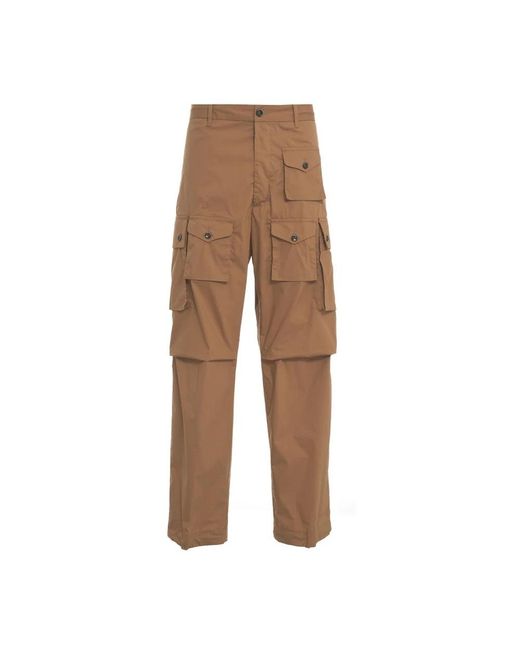 Nine:inthe:morning Brown Wide Trousers for men