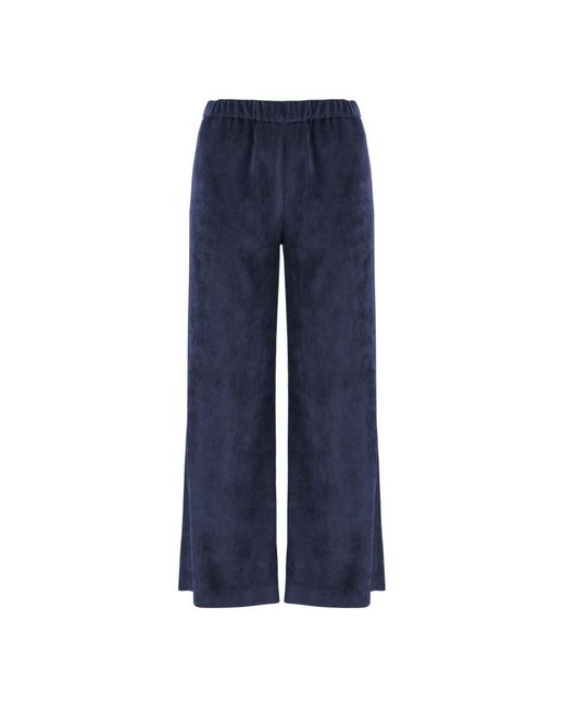 F.it Blue Wide Trousers