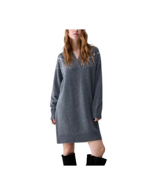 Liu Jo Blue Knitted Dresses