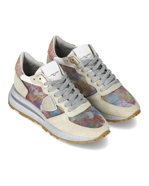 Zapatillas Tropez Haute Running, Mujer, Talla Philippe Model de color Gray