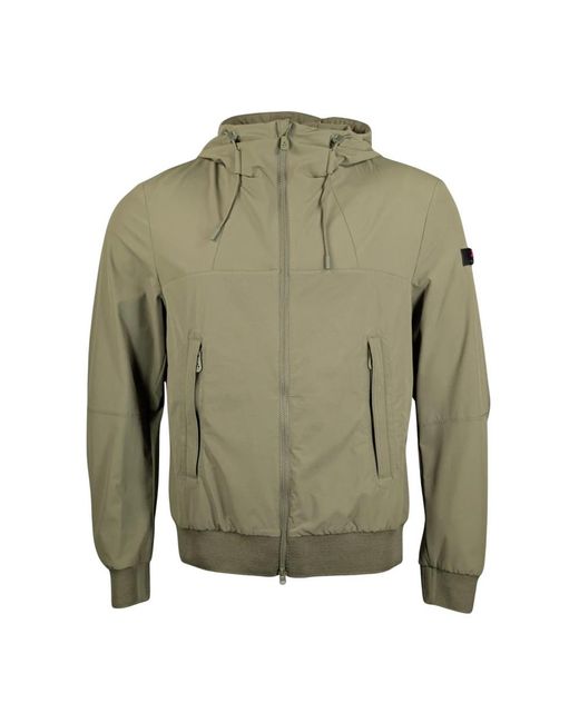 Peuterey Green Bomber Jackets for men