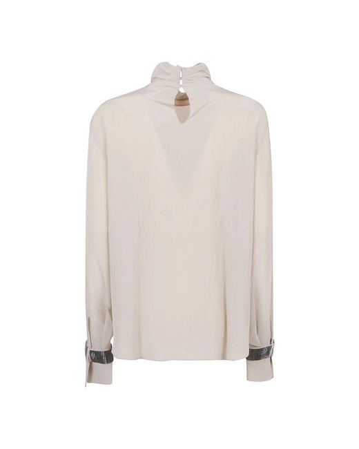 Brunello Cucinelli White Blouses