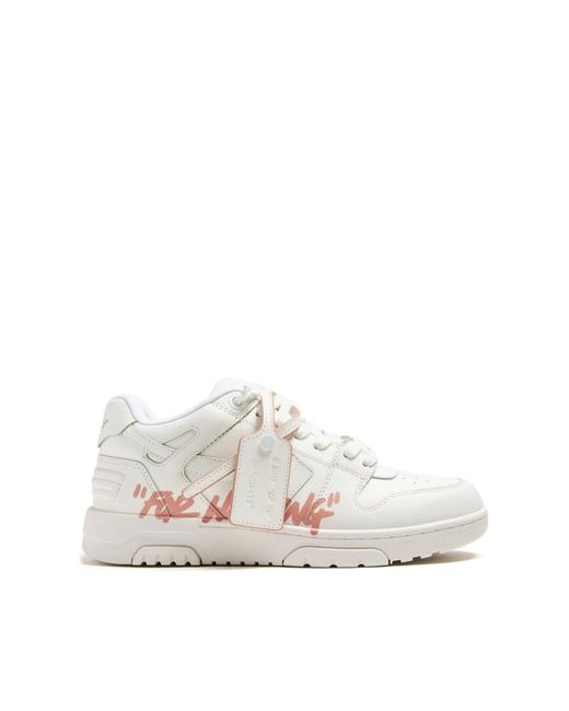 Off-White c/o Virgil Abloh White Rosa sneakers zum gehen