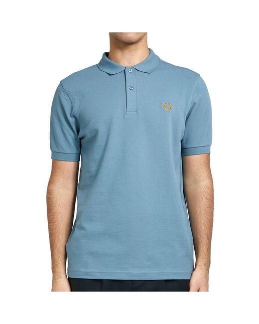 Fred Perry Blue Polo Shirts for men