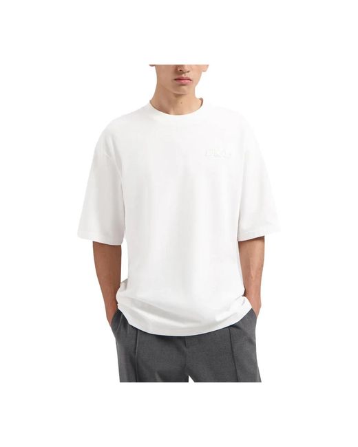 Studio tee magliette minimalista di Olaf Hussein in White da Uomo