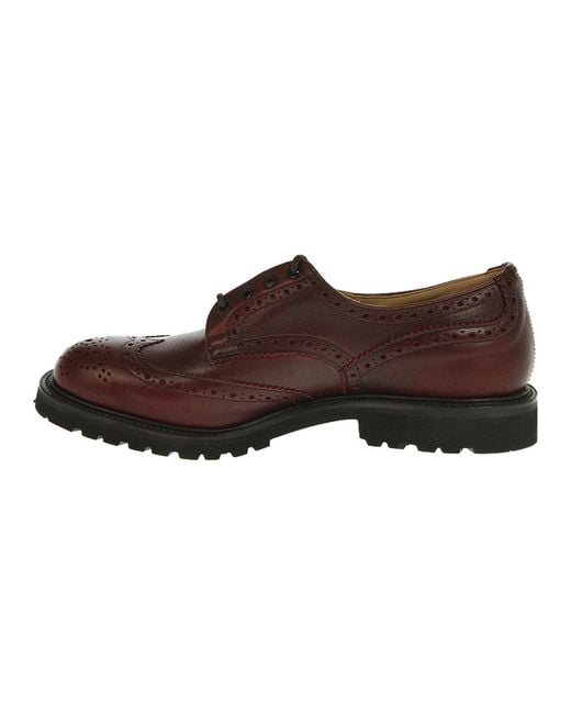 Tricker's Brown Laced Shoes for men