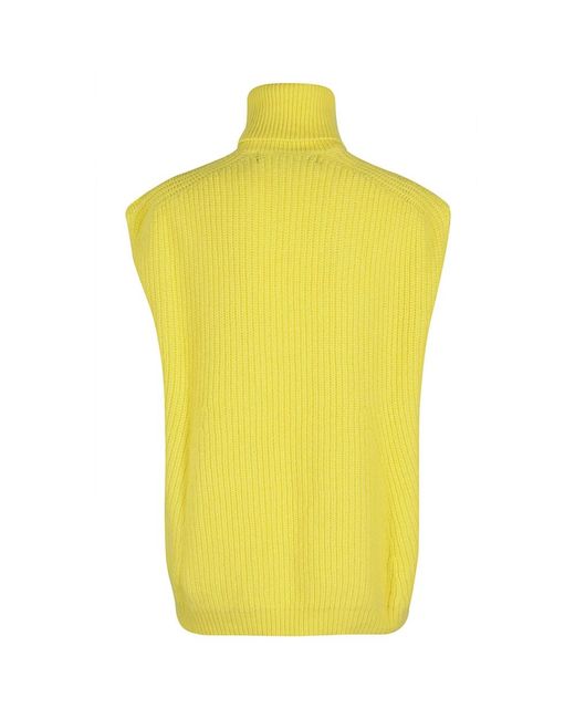 Department 5 Yellow Vintage Denim Turtleneck