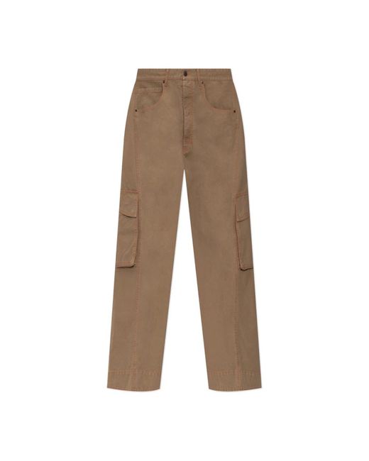 Wide Trousers DSquared² en coloris Brown