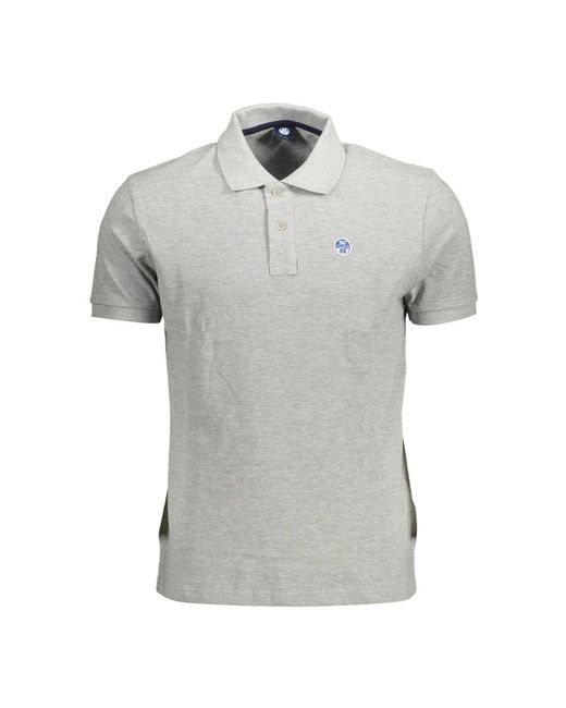 North Sails Gray Polo Shirts for men
