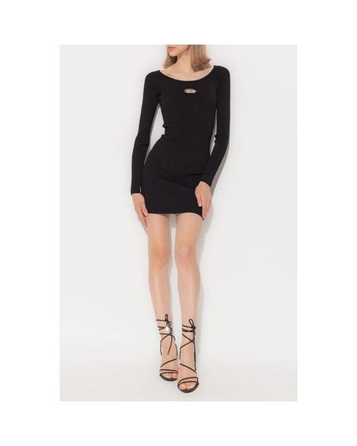 DIESEL Black Knitted Dresses