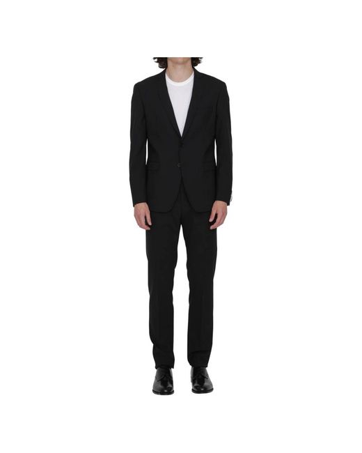 Tonello Black Single Breasted Suits for men
