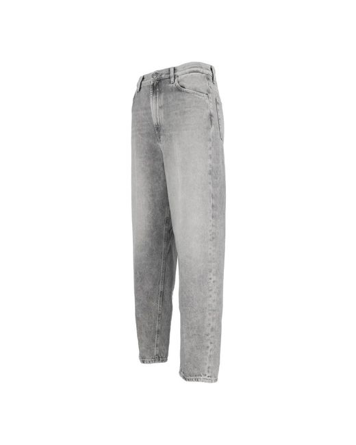 Dondup Gray Straight Fit Jeans