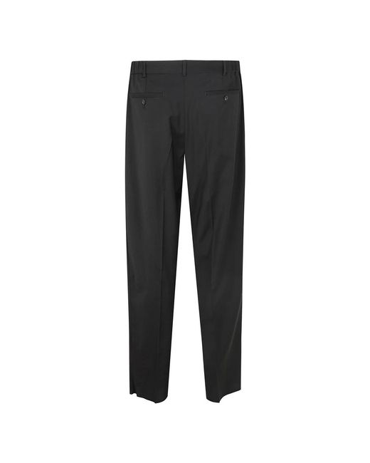 Emporio Armani Black Suit Trousers for men