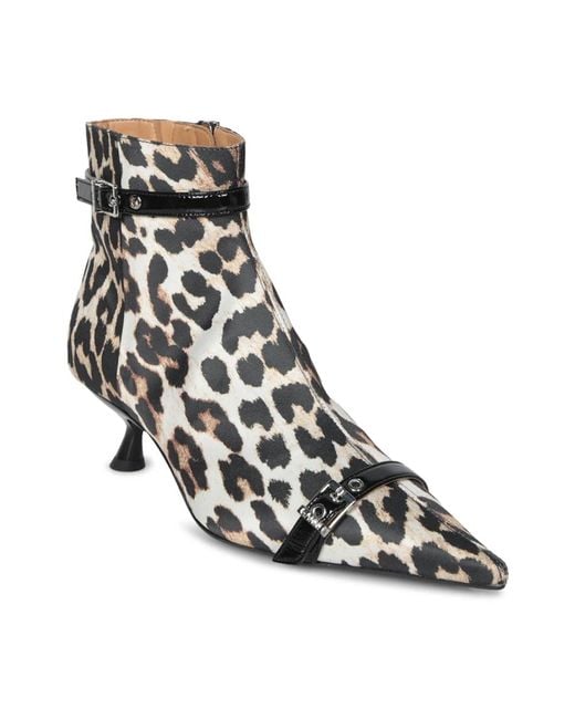 Ganni Black Heeled Boots