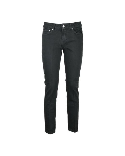 Dondup Black Slim Fit Jeans