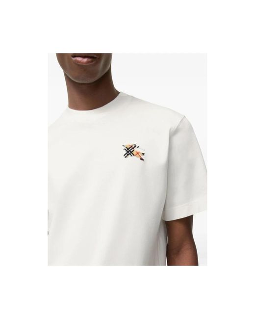Burberry White T-Shirts for men