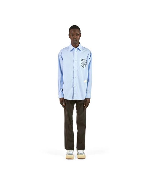 Philippe Model Overhemden ,Blauw ,Katoen Overhemd in het Blue voor heren
