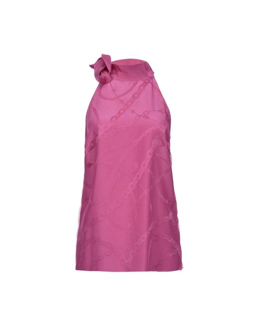 Pinko Sleeveless Tops in het Pink