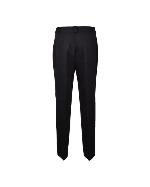 Anna Molinari Blue Straight Trousers