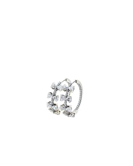 Pandora White Earrings