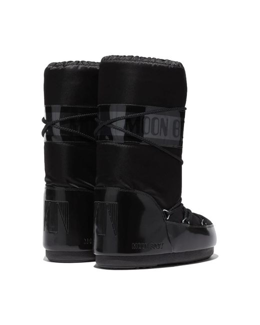 Moon Boot Black Winter Boots