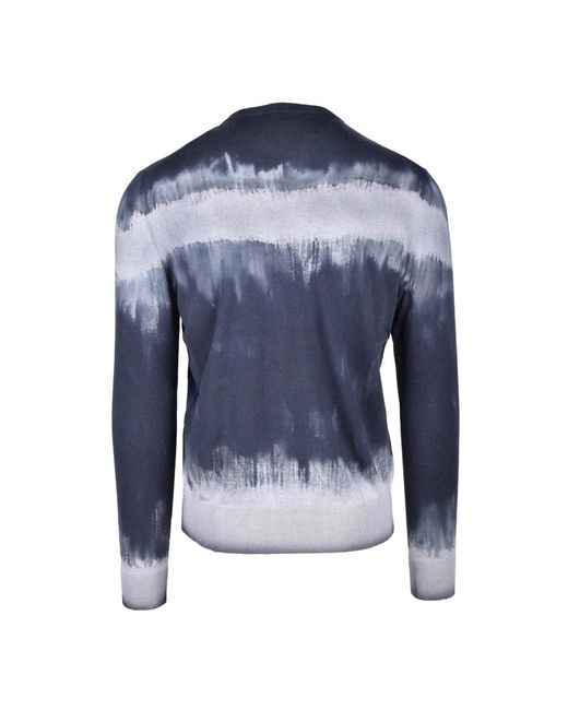 Ballantyne Blue Round-Neck Knitwear for men