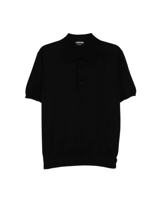 Tom Ford Black Polo Shirts for men