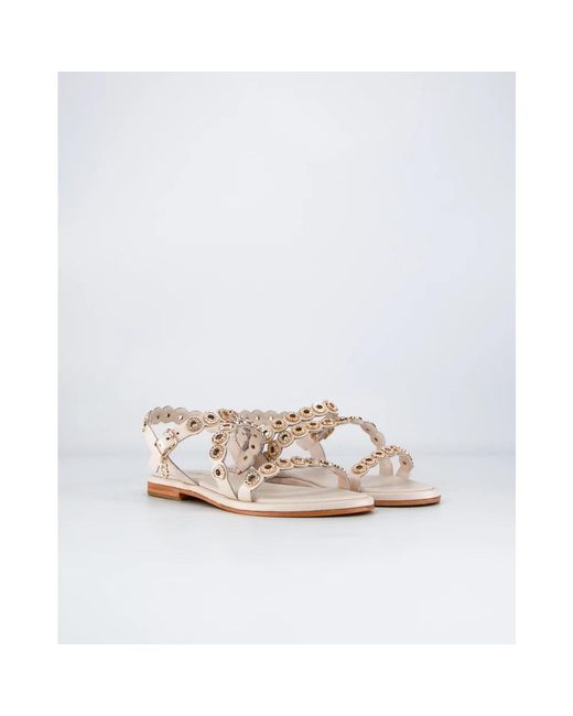 Flat Sandals Tosca Blu en coloris White