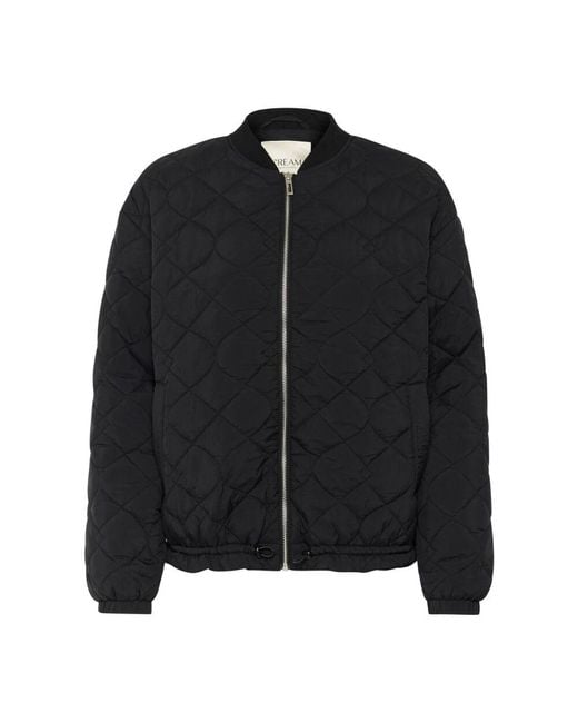 Cream Black Winter Jackets