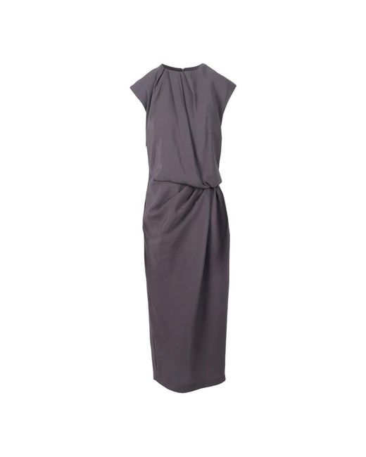 Phisique Du Role Purple Midi Dresses