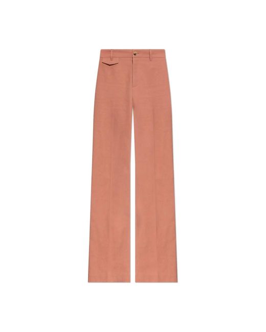 Wide Trousers di Chloé in Pink