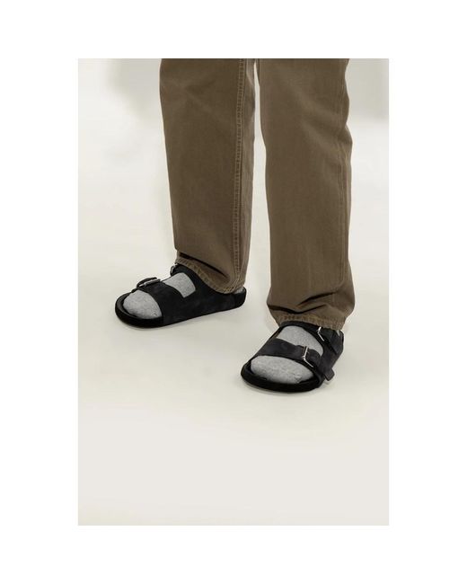 Isabel Marant Black Sliders for men