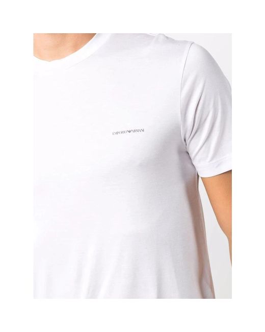Emporio Armani Optisches weiß tee,t-shirts in White für Herren
