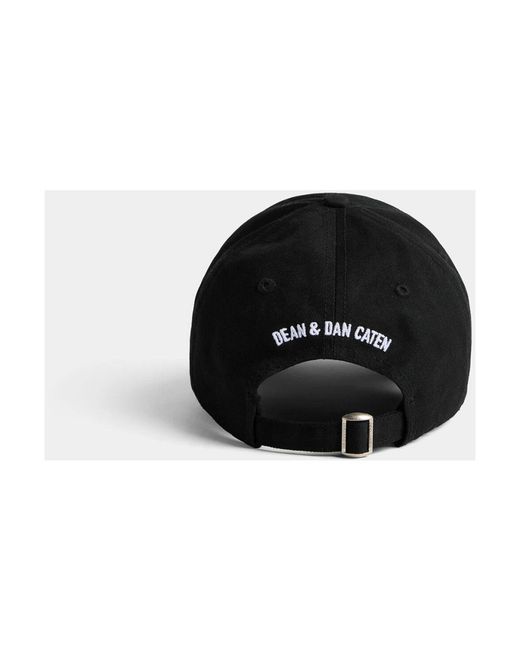 DSquared² Black Hats & Caps for men