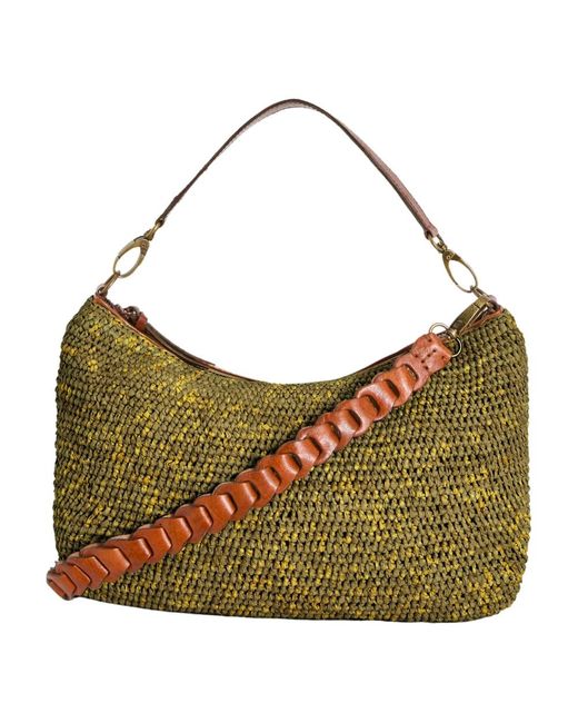 Handbags IBELIV de color Green