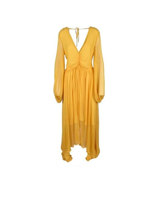 Dresses > day dresses > midi dresses WEILI ZHENG en coloris Metallic