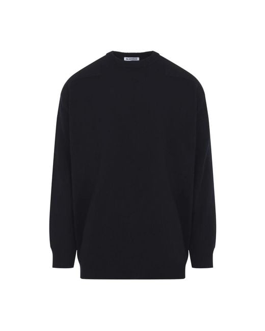 Jil Sander Paneled Jumper in het Blue voor heren