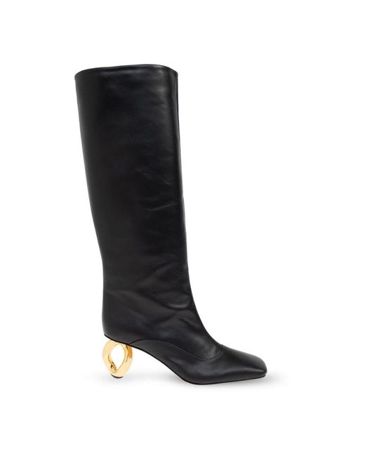 J.W. Anderson Black Heeled Boots