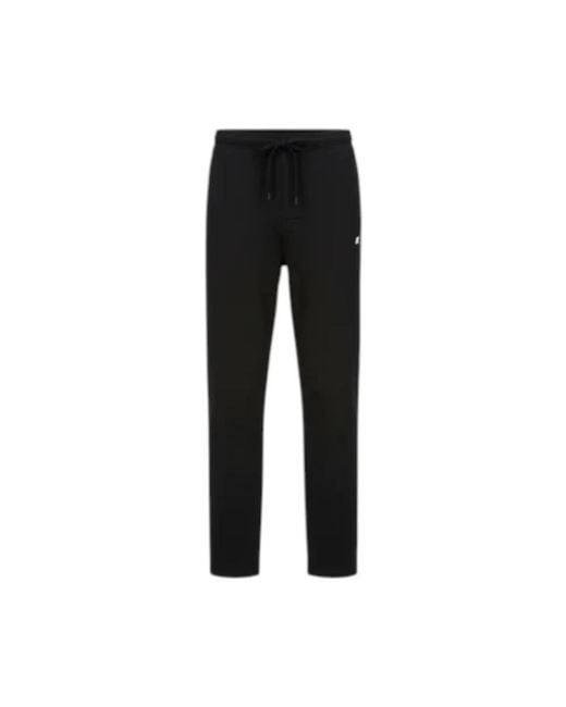 K-Way Black Sweatpants for men