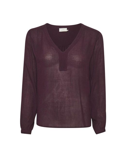 Kaffe Purple Blouses