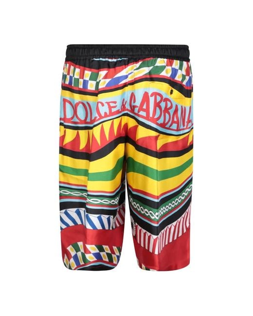 Dolce & Gabbana Multicolor Casual Shorts for men