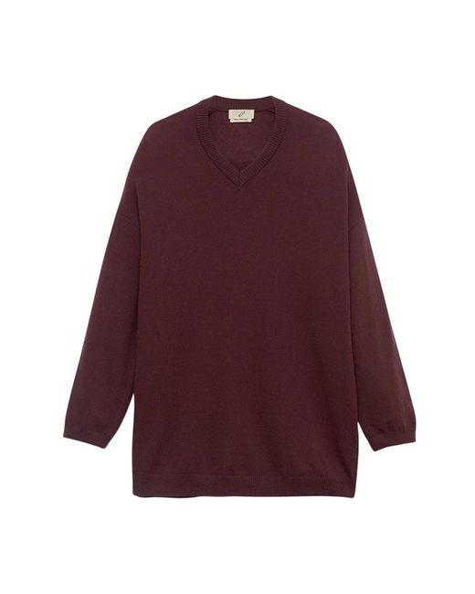 BITE STUDIOS Purple V-Neck Knitwear