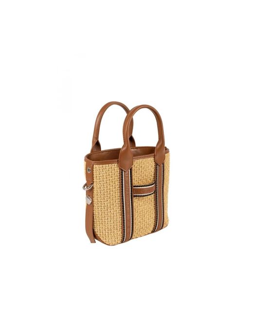 Handbags Hogan de color Metallic