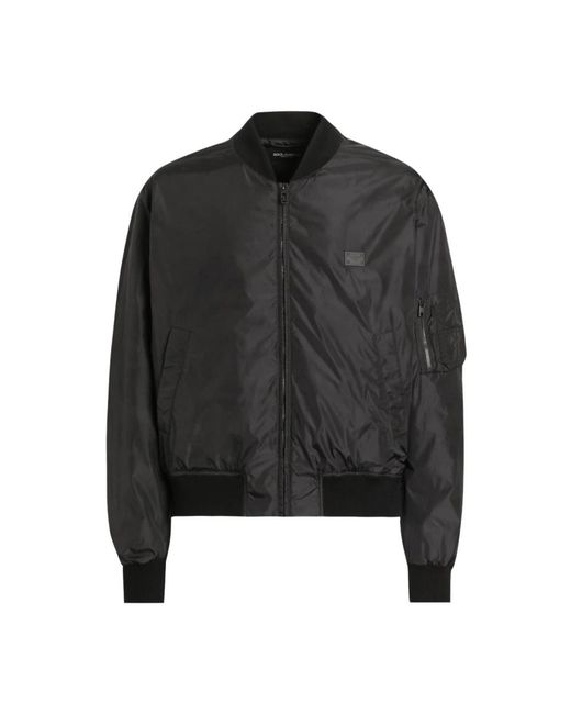Bomber Jackets Dolce & Gabbana de hombre de color Black
