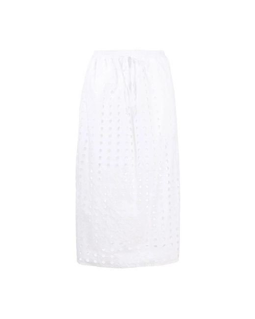See By Chloé White Midi Skirts