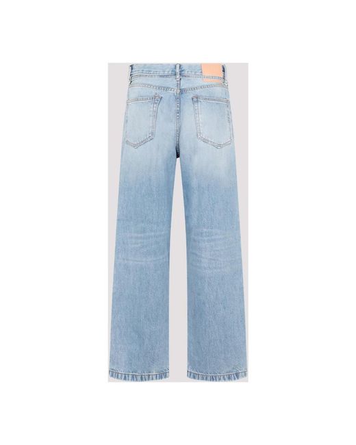 Acne Blue Straight Jeans