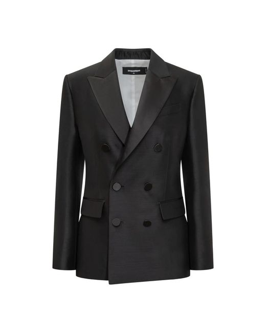 DSquared² Tuxedo Blazer in het Black